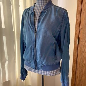 Chambray Bomber Jacket